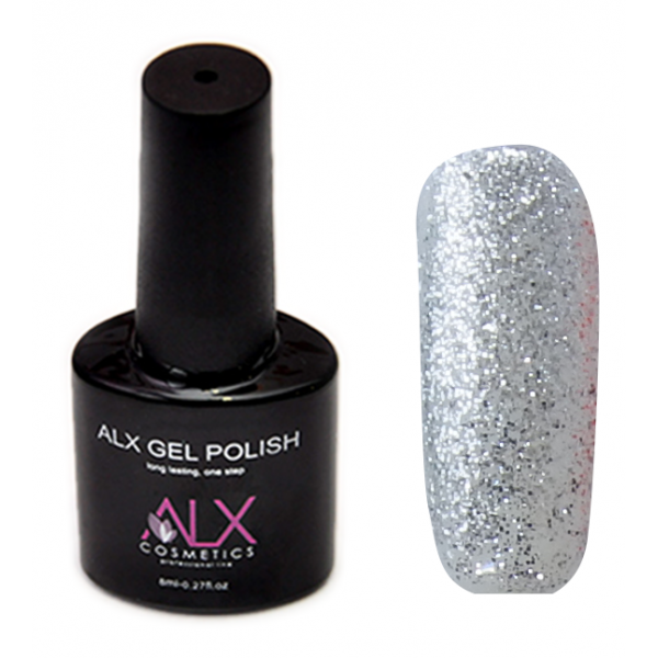 Ημιμόνιμο ALX One-Step No 59 (Ασημί Glitter)  (Μεσαίο 8 ml)