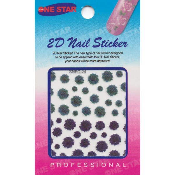 2D Nail Art Stickers