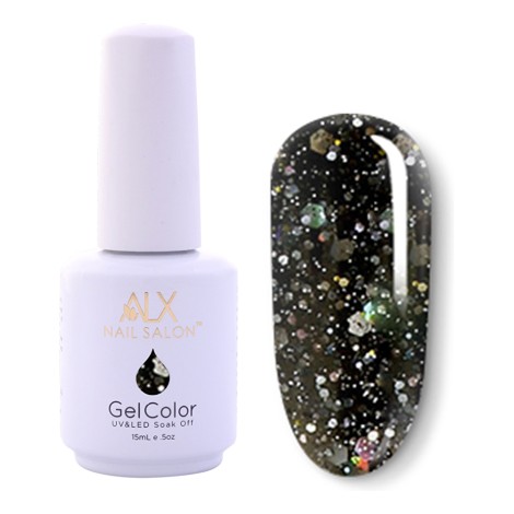 ALX Nail Salon 15 ml 518 Black Diamonds