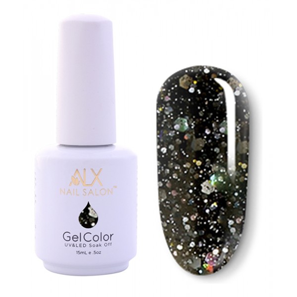 ALX Nail Salon 15 ml 518 Black Diamonds