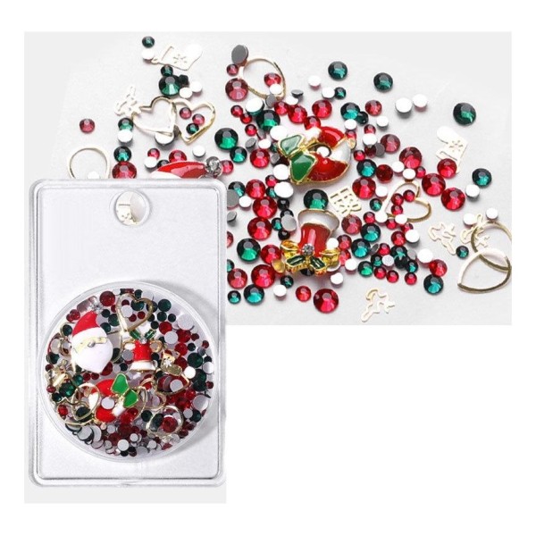 Christmas Nail Jewellery 3D