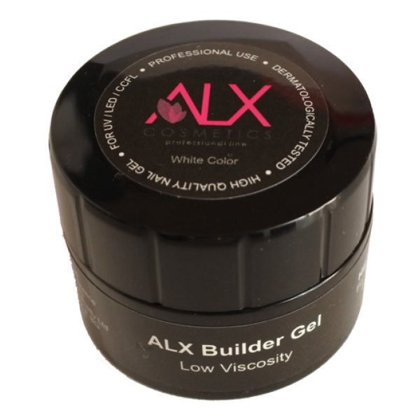 ALX Builder Gel White - 5 ml  (Liquid - Less Viscosity (4500))