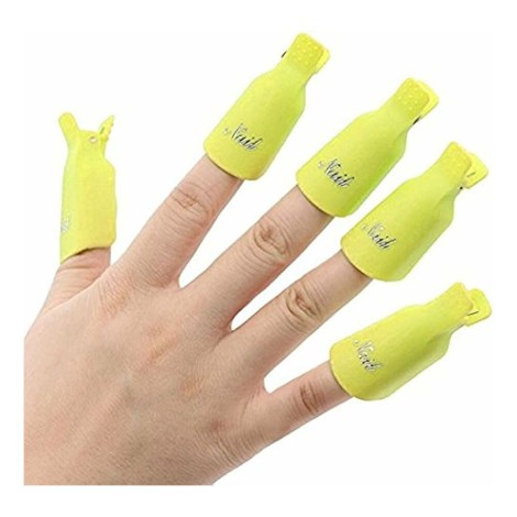 Πλαστικά κλιπ για αφαίρεση ημιμόνιμου  (Κίτρινο)